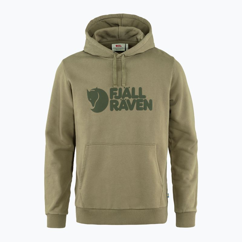 Men's trekking sweatshirt Fjällräven Logo Hoodie green F84144