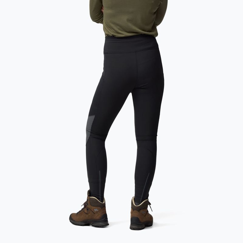 Women's leggings Fjällräven Abisko Tights black/iron grey 3