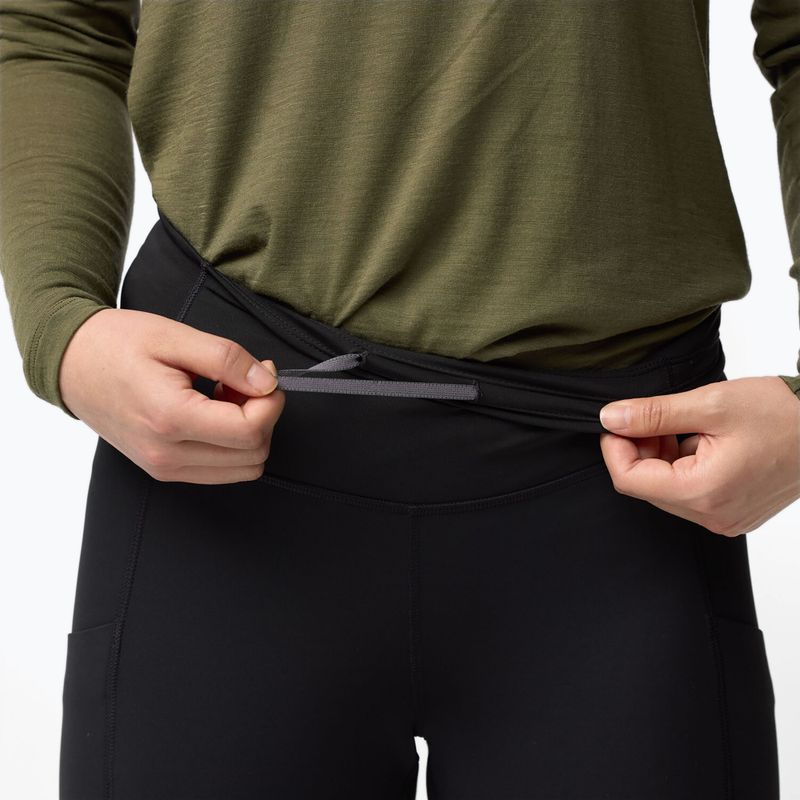 Women's leggings Fjällräven Abisko Tights black/iron grey 5