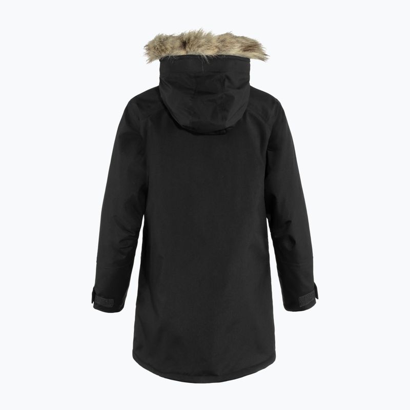 Women's down jacket Fjällräven Nuuk Parka black 2