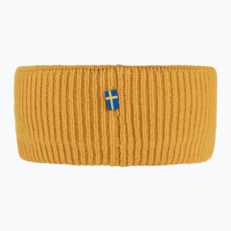 Fjällräven headband 1960 Logo mustard yellow 3