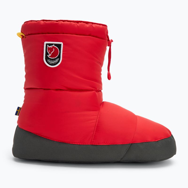 Fjällräven Expedition Down Booties slippers true red 2