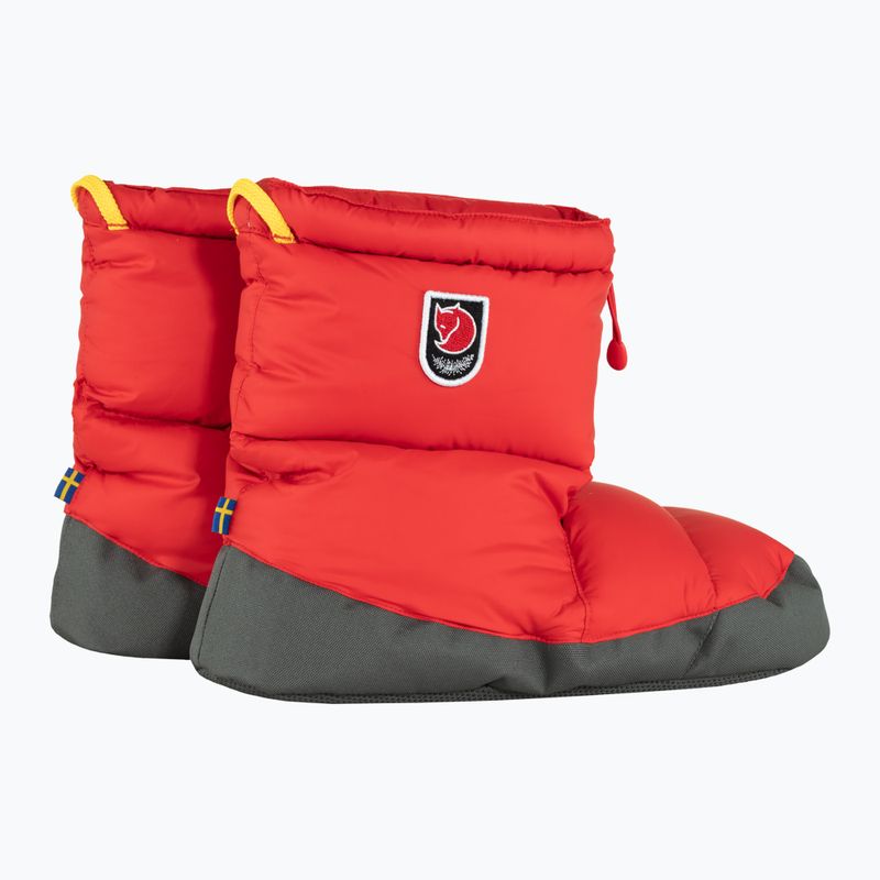 Fjällräven Expedition Down Booties slippers true red 9