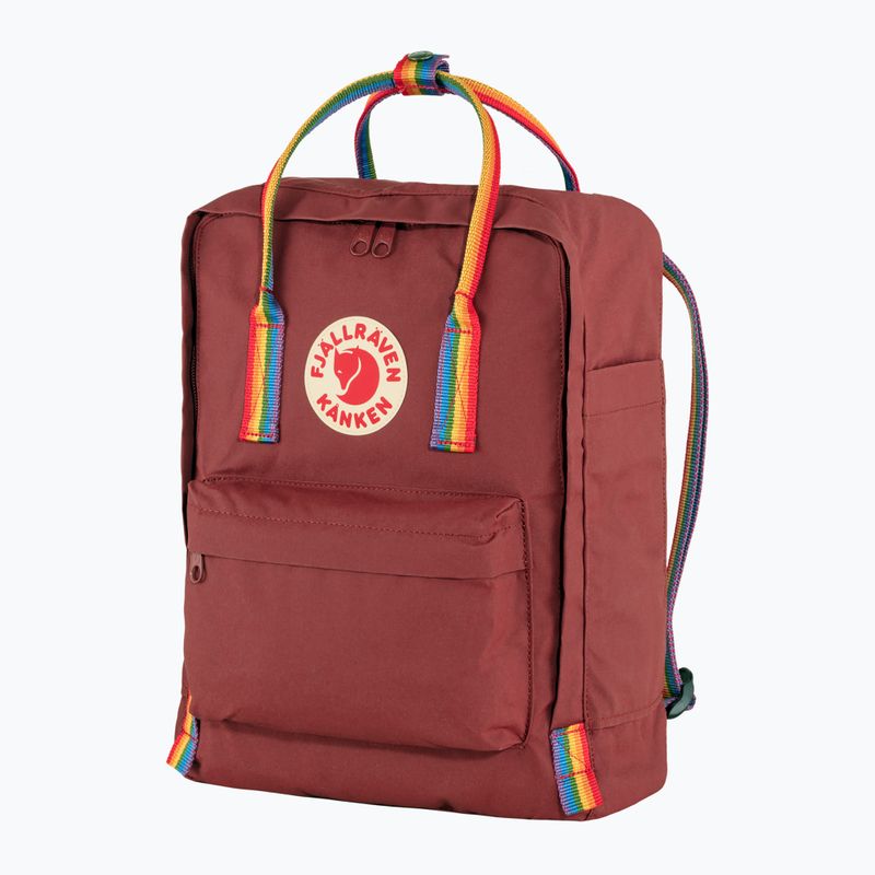 Fjällräven Kanken Rainbow 16 l ox red/rainbow pattern urban backpack 2