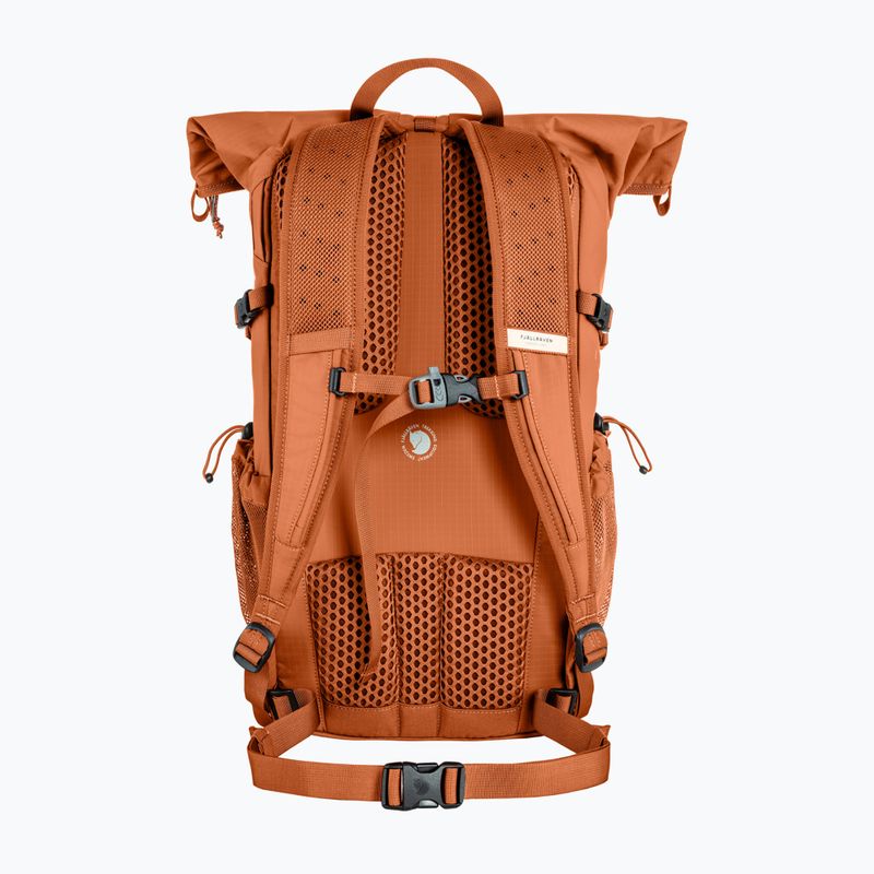 Fjällräven Abisko Hike Foldsack 25 l terracotta brown hiking backpack 2