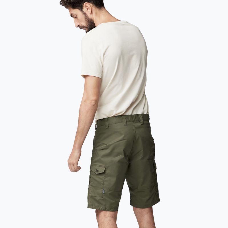 Men's Fjällräven Vidda Pro Lite trekking shorts green F86892 3