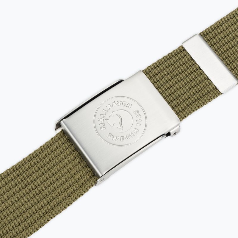 Fjällräven trouser belt 1960 Logo Belt green F86978 2