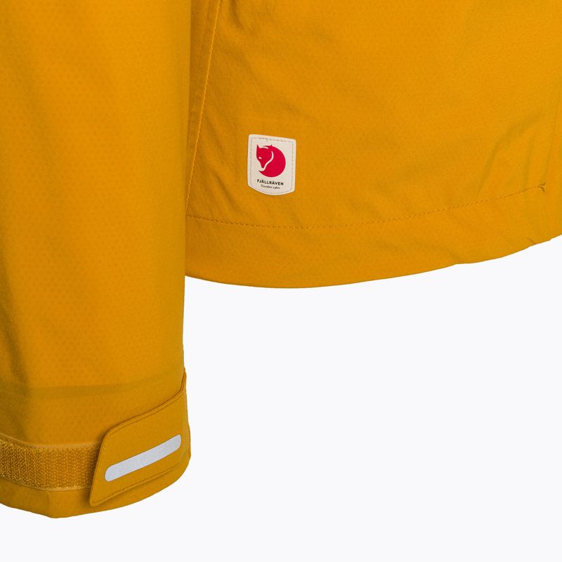 Women's rain jacket Fjällräven HC Hydratic Trail yellow F86982 3