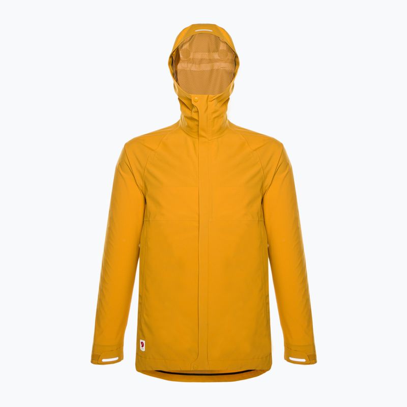 Men's Fjällräven HC Hydratic Trail rain jacket yellow F86984 2