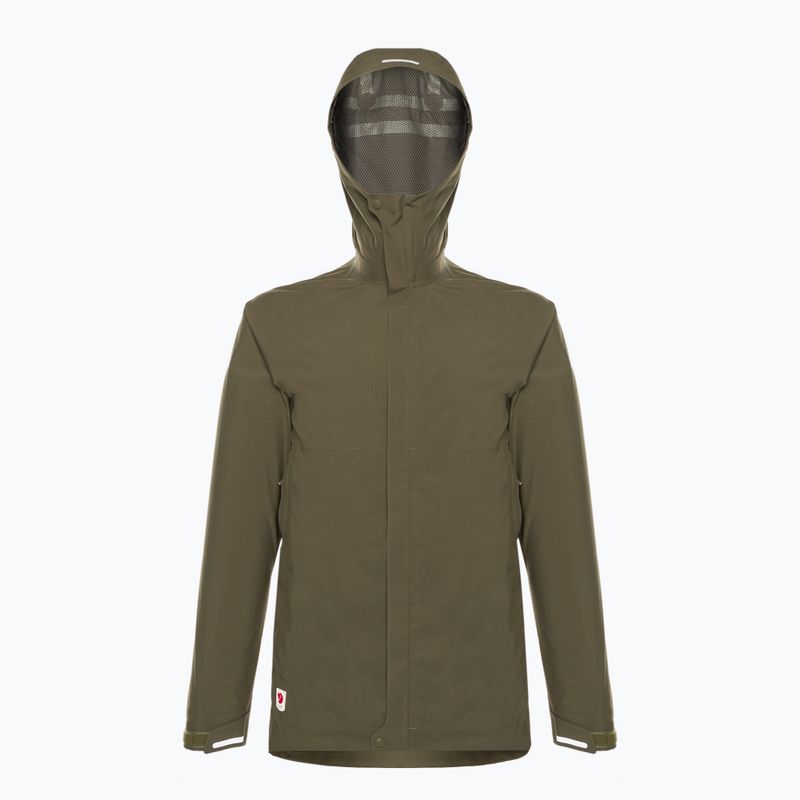 Men's Fjällräven HC Hydratic Trail rain jacket green F86984