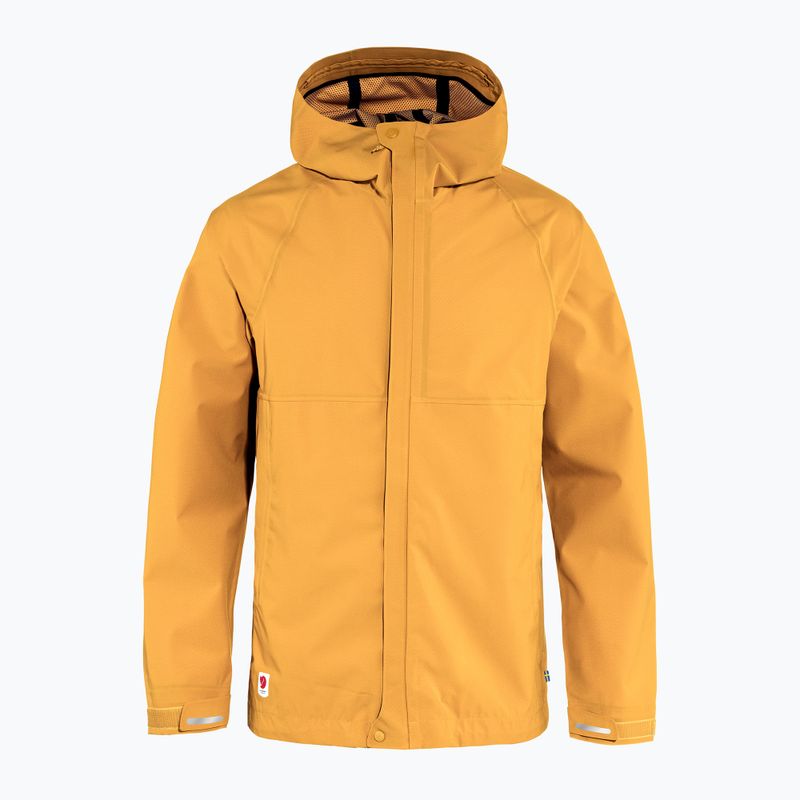 Men's Fjällräven HC Hydratic Trail rain jacket yellow F86984