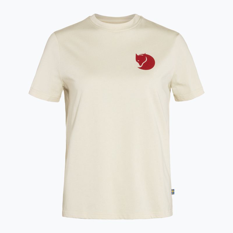 Women's trekking t-shirt Fjällräven Fox Boxy Logo white F87153