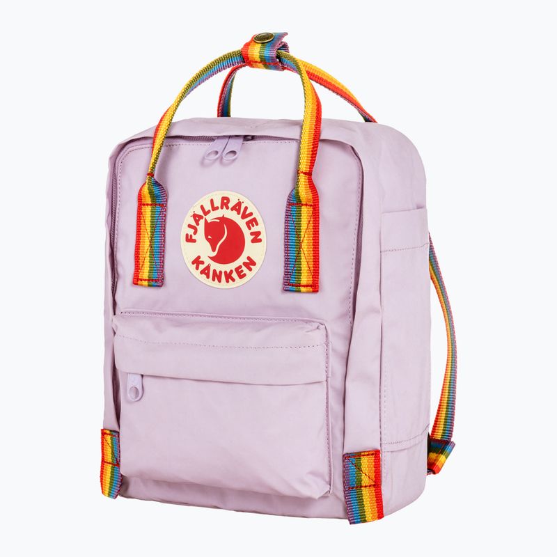 Urban backpack Fjällräven Kanken Rainbow Mini 7 l pastel lavender/rainbow pattern 2