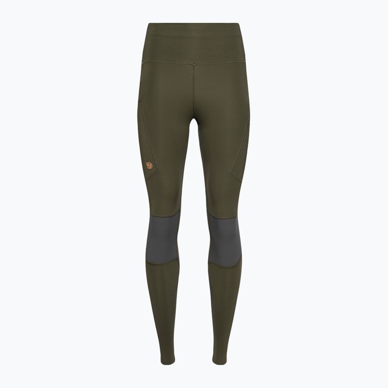 Women's trekking trousers Fjällräven Abisko Trekking Tights Pro deep forest