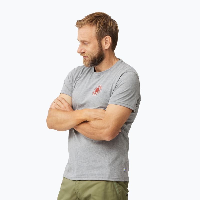 Men's Fjällräven 1960 Logo t-shirt grey/melange 4