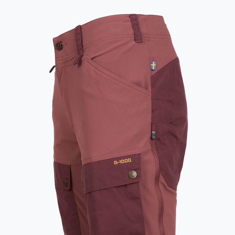 Women's trekking trousers Fjällräven Keb port/mesa purple 3