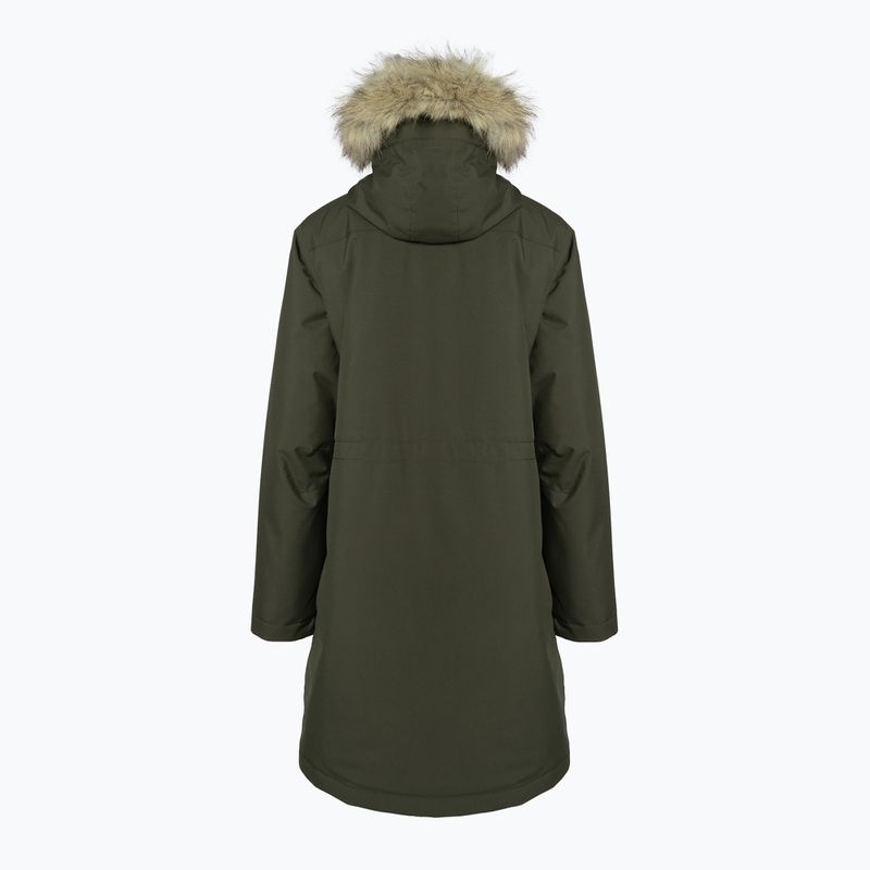 Women's winter jacket Fjällräven Nuuk Lite Parka 662 deep forest 2