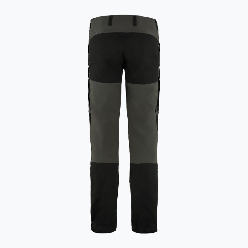 Men's trekking trousers Fjällräven Keb black/stone grey 2