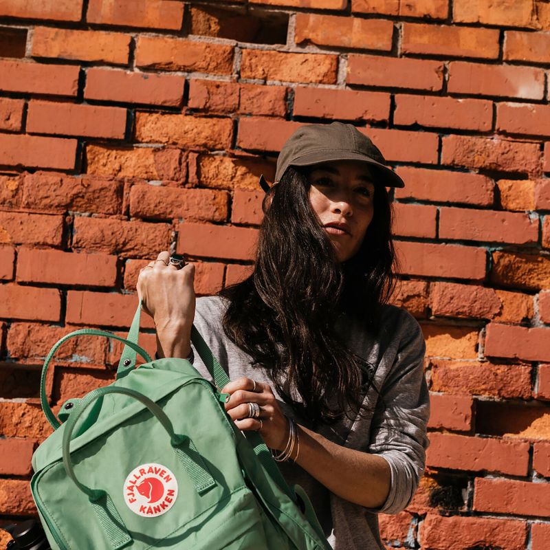 Fjällräven Kanken 663 apple mint hiking backpack 4