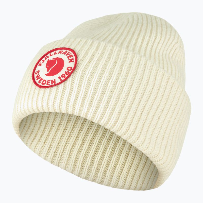 Fjällräven winter hat 1960 Logo Hat chalk white