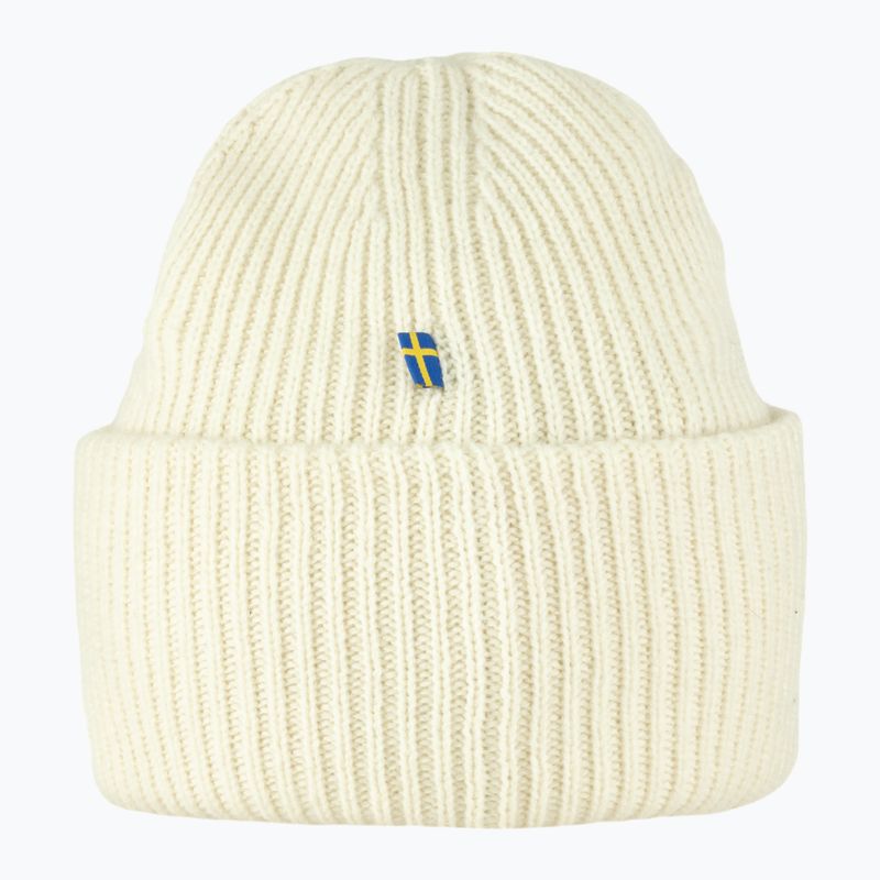 Fjällräven winter hat 1960 Logo Hat chalk white 2