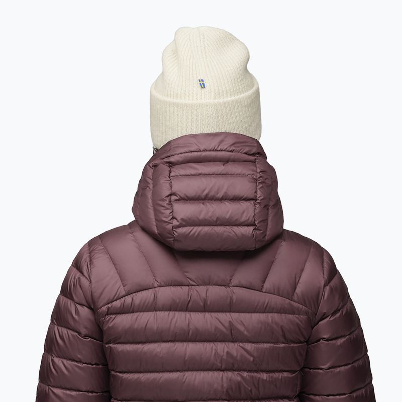 Fjällräven winter hat 1960 Logo Hat chalk white 4