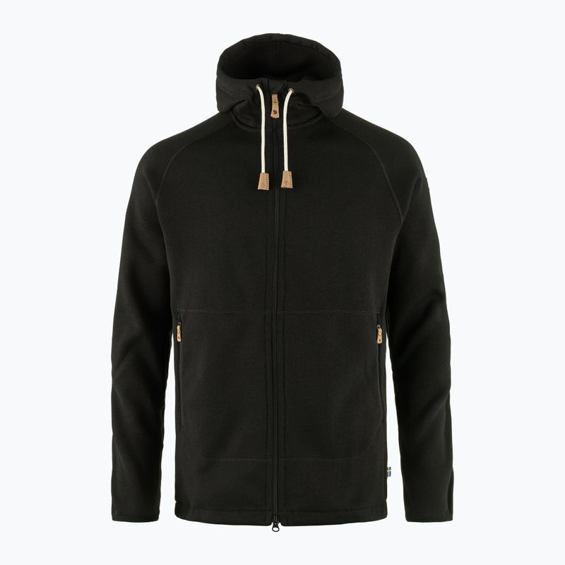 Men's Fjällräven Övik Fleece Hoodie black