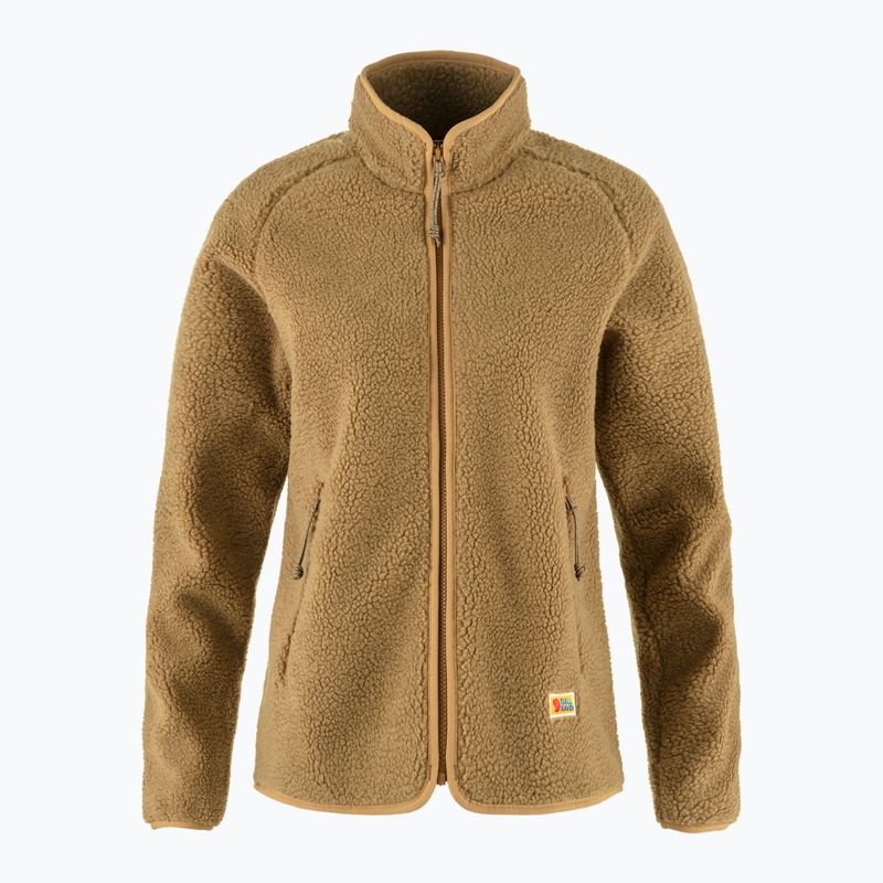 Women's sweatshirt Fjällräven Vardag Pile buckwheat brown 5