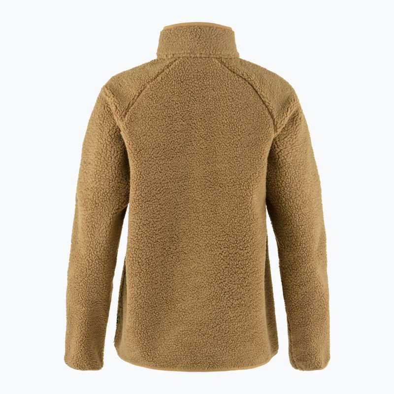 Women's sweatshirt Fjällräven Vardag Pile buckwheat brown 6