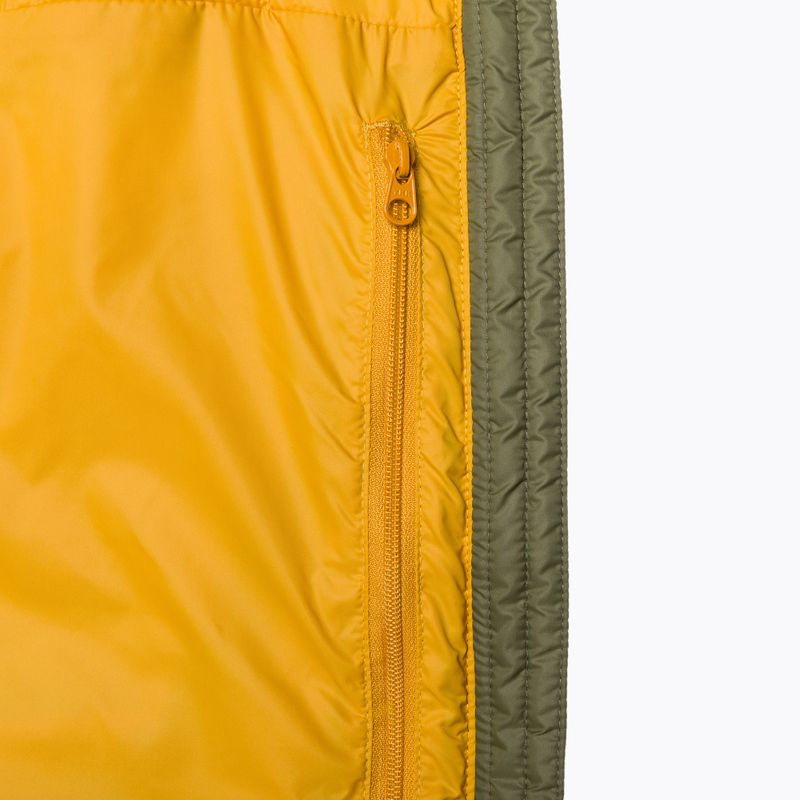 Men's Fjällräven Expedition Pack Down Hoodie green/mustard yellow down jacket 4