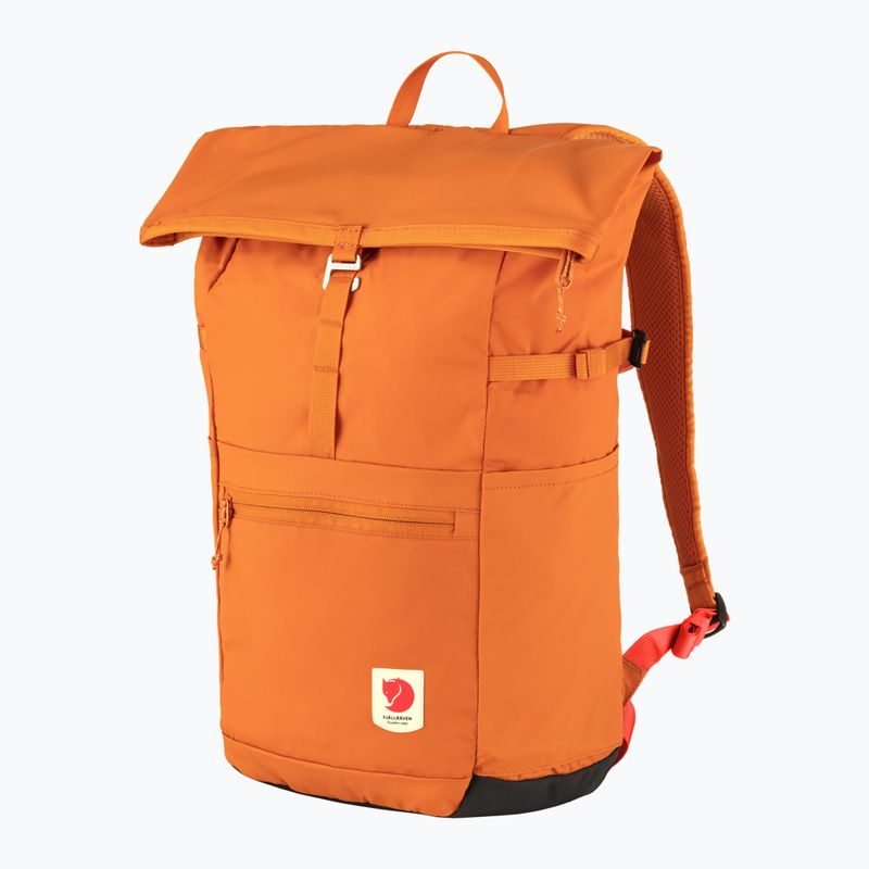 Fjällräven High Coast Foldsack 24 l sunset orange hiking backpack 2