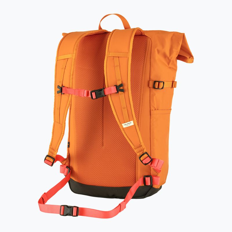 Fjällräven High Coast Foldsack 24 l sunset orange hiking backpack 3