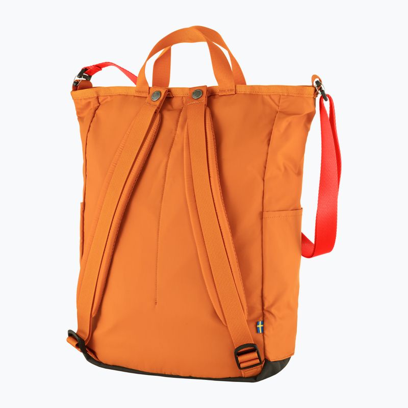 Fjällräven High Coast Totepack 23 l sunset orange hiking backpack 3