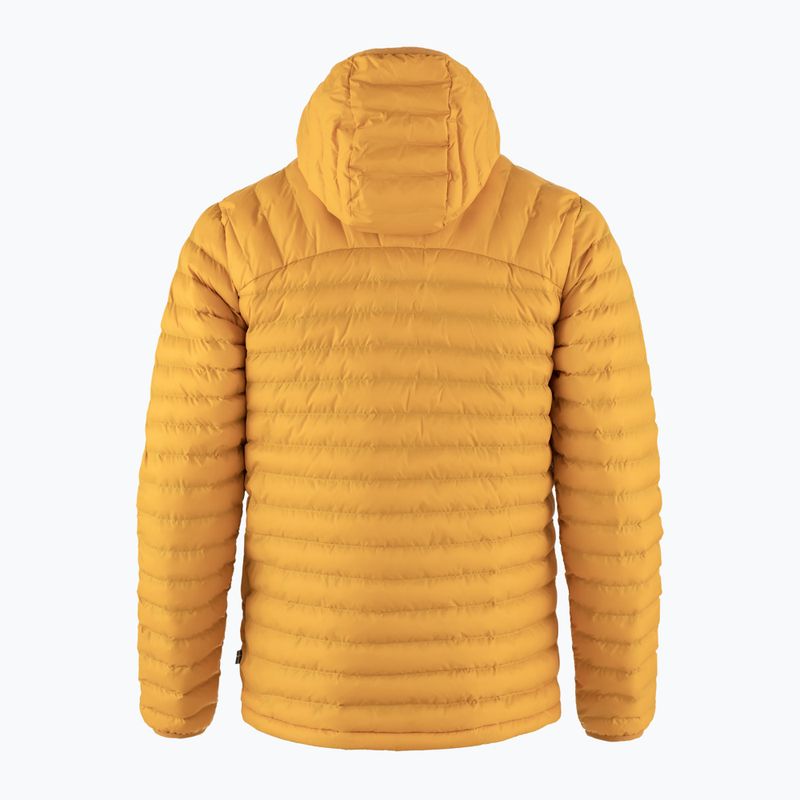 Men's Fjällräven Expedition Lätt Hoodie down jacket mustard yellow 2