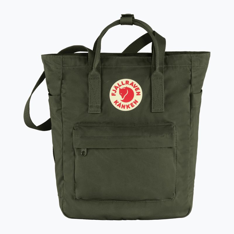 2-in-1 bag Fjällräven Kanken Totepack 14 l deep forest