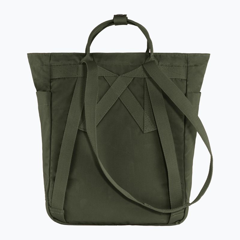 2-in-1 bag Fjällräven Kanken Totepack 14 l deep forest 2
