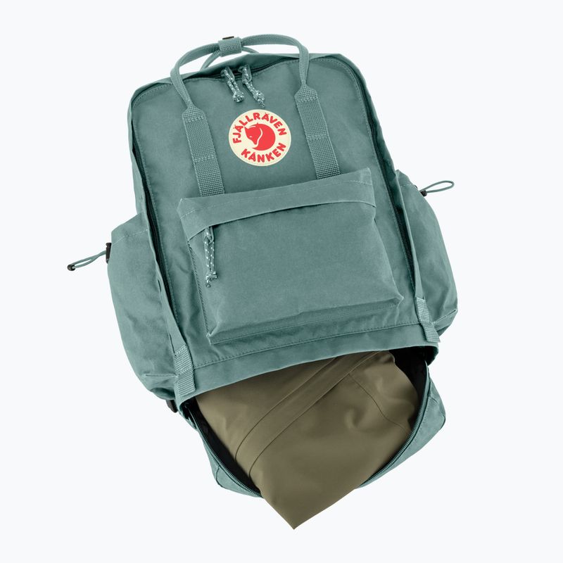 Fjällräven Kånken Outlong 18 l frost green city backpack 5