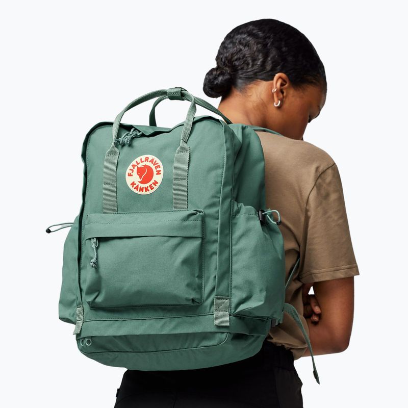 Fjällräven Kånken Outlong 18 l frost green city backpack 6