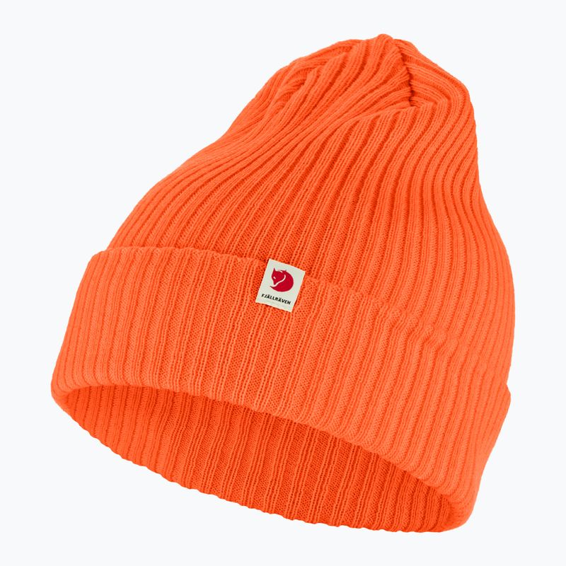 Winter hat Fjällräven Rib Hat safety orange 2