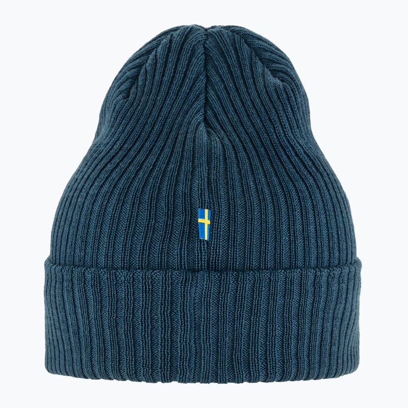 Fjällräven Rib Hat indigo blue winter hat 3