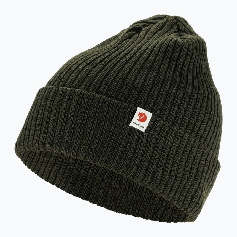 Winter hat Fjällräven Rib Hat deep forest 2