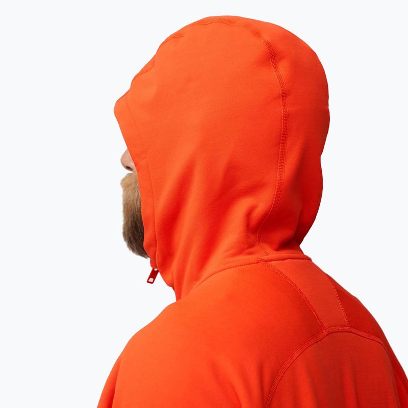 Men's trekking jacket Fjällräven Expedition Fleece Hoodie flame orange 7