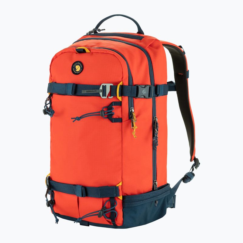 Trekking backpack Fjällräven Bergtagen Touring 22 l flame orange/mountain blue 2
