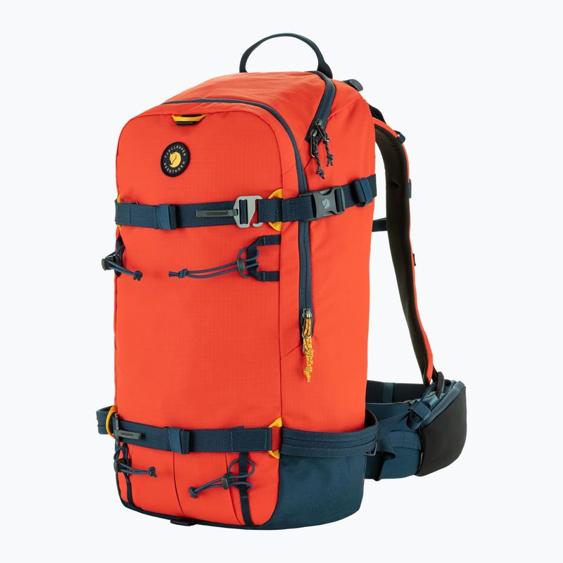 Trekking backpack Fjällräven Bergtagen Touring 30 l flame orange/mountain blue 2