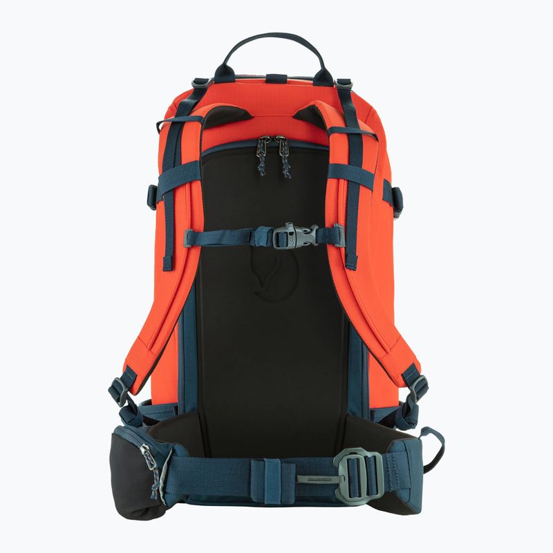 Trekking backpack Fjällräven Bergtagen Touring 30 l flame orange/mountain blue 3