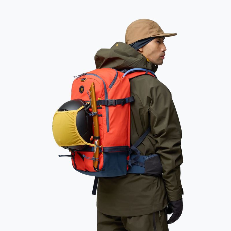 Trekking backpack Fjällräven Bergtagen Touring 30 l flame orange/mountain blue 17