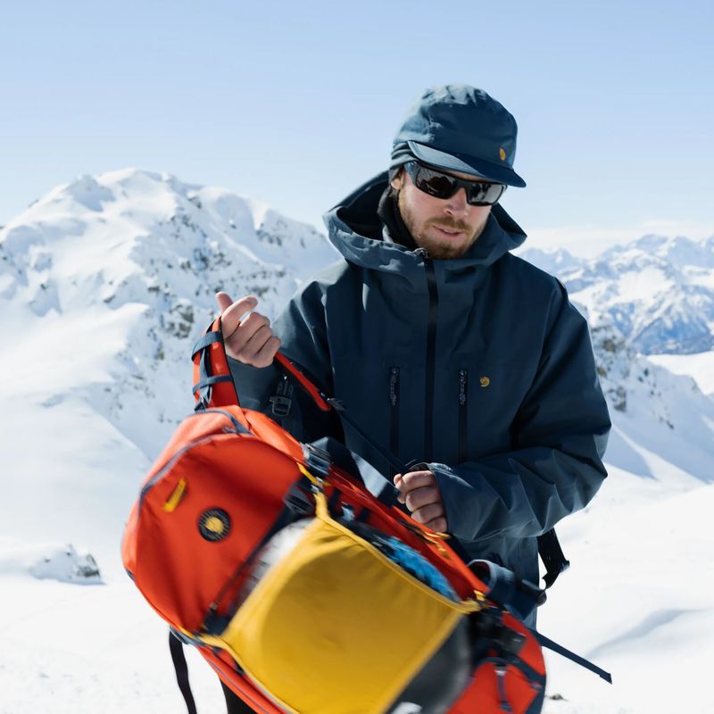 Trekking backpack Fjällräven Bergtagen Touring 30 l flame orange/mountain blue 25