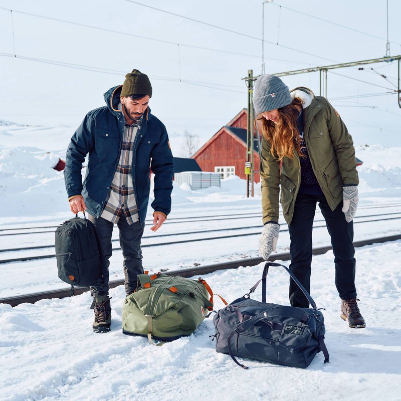 Fjällräven Färden Duffel 80 l coal black travel bag 9