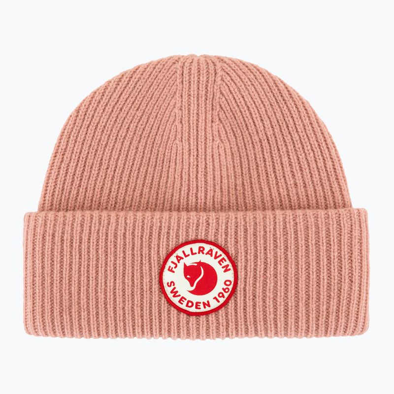 Fjällräven winter cap 1960 Logo Hat dusty rose 3