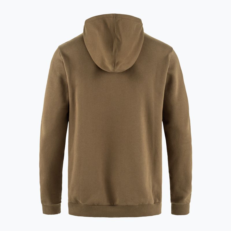 Men's Fjällräven Logo Hoodie wood brown 2